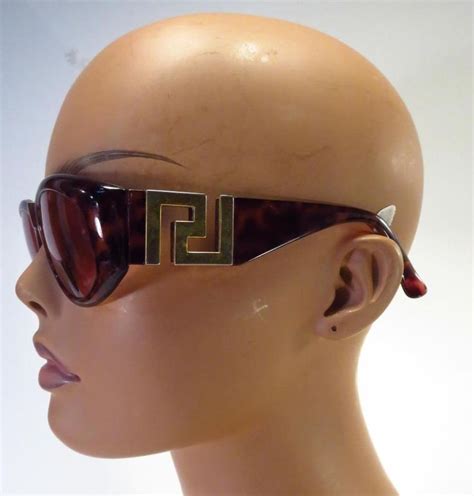 versace vintage greek key sunglasses|Gianni Versace Greek Key Tortoise Sunglasses – Vintage by Misty.